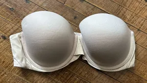 Spanx Soma nude strapless convertible pillow cup 34D bra thumbnail 1
