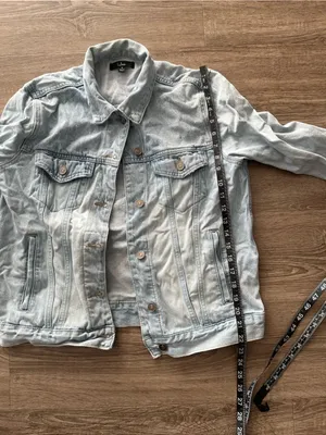 Lulus Denim Jacket Womens Medium Light Wash Oversized Trucker Jean Jacket thumbnail 12