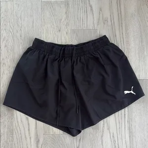 Puma Black Shorts Drawstring Waist Size XL thumbnail 3