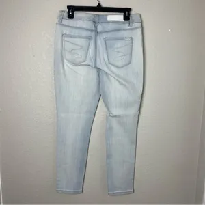 Seven7 Light Blue Skinny Jeans Low Rise Size 10 thumbnail 5