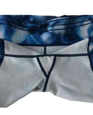 Lululemon Train Times Short 6” Inseam Mini Blush Blossom Alpine White Blue Sz 8 thumbnail 16