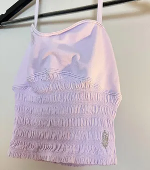 FREE PEOPLE Movement You're A Sweetheart Cami Lavender Shadow Size X-Small/Small thumbnail 5