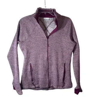 Columbia JACKET SIZE M Holy Glow herringbone PURPLE WOMANS OUTDOOR GORPCORE thumbnail 1