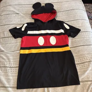 Disney Parks MICKEY MOUSE Hoodie SHIRT w/ Ears UNISEX Youth Size XLarge thumbnail 2