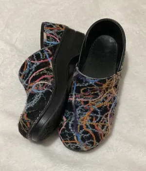 Dansko Clogs Women's EU 41 US 10.5-11 Scribble Print Comfort Shoes thumbnail 1