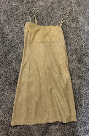 UO Sparkly Moon Beam Empire Waist Mini Dress thumbnail 1