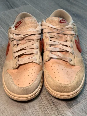 Nike Dunk Low Terry Swoosh Sneaker Women's Size 8 DZ4706-209 thumbnail 2