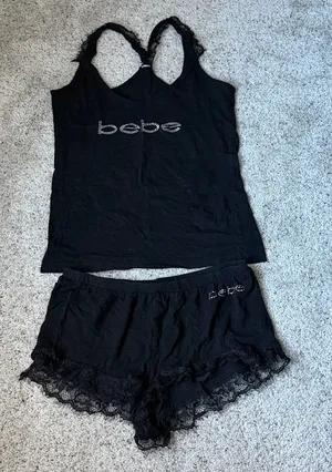 Bebe Black Women's Pajama Set thumbnail 2