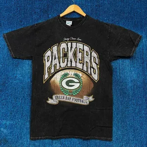 Stoney Clover Lane Green Bay Packers Glitter Rocker Tee L thumbnail 1