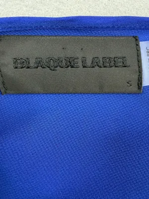 Blaque Label Romper Womens S Cobalt Blue Deep V Back 3/4 Sleeve Pockets thumbnail 6