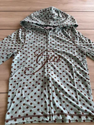I.AM.GIA Blare Hoodie Polka Dot Blue Medium NWT thumbnail 7
