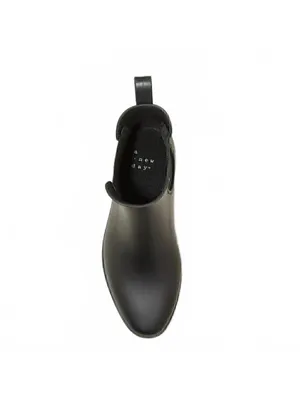 A New Day Waterproof Chelsea Rain Boots Black thumbnail 2