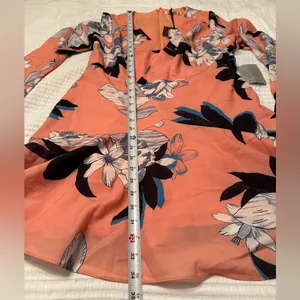 Cooper St Peach Floral Spring Dress - NWT - Size 8 thumbnail 13