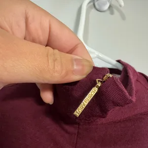 Tory Burch Burgundy Turtleneck Size XXS  thumbnail 4