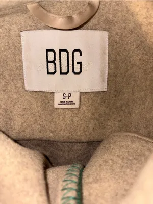 BDG Beige Shirt Jacket with Multicolor Buttons thumbnail 2