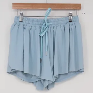 TARSE Flowy Shorts Womens M Athletic Light Blue Spandex Liner Good thumbnail 1