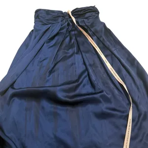 Lulus Memorable Entrance Dark Blue Strapless Satin Maxi Dress size M thumbnail 8