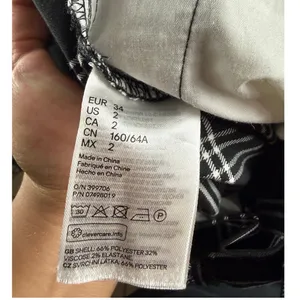 Divided H&M Plaid Paperbag Pants - Women's Size 2 thumbnail 7