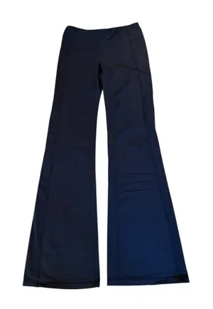 Athleta Flare Leg Yoga Legging Pants Navy Blue Womens Size Medium thumbnail 1
