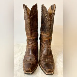 Ariat Womens Rhinestone Cowgirl Boots in Sassy Brown Size 7 thumbnail 3