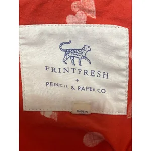 Printfresh + Pencil & Paper Co. Valentine Heart Red White Sleepwear Pajama Set M thumbnail 5