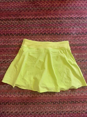 lululemon lightweight high rise Lemon Yellow Skater Tennis Skirt sour grape thumbnail 4