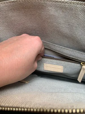 Dooney & Bourke Tan Monogram Tote Purse Designer Bag Womens Large Accessory thumbnail 6