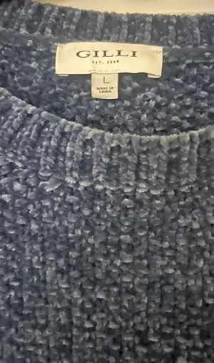 Gilli Boutique Blue Sweater Size L thumbnail 4
