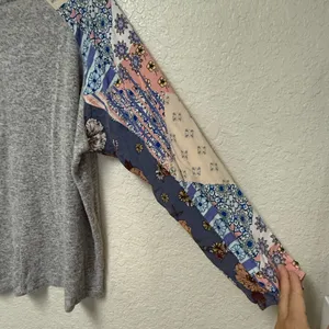 FREEBIRD Heather Gray Knit Top Size XL thumbnail 8