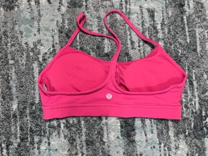 Lululemon Flow Y Bra Sports 10 Passionate Pink thumbnail 4