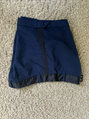 Tommy Hilfiger size 4 navy blue wool blend flat front shorts thumbnail 5