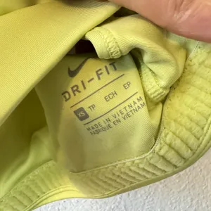 Nike Dri-FIT Racerback Sports Bra‎ Yellow XS Athletic Workout Gym thumbnail 4