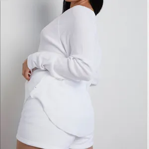 Aritzia TNA Alder Thermal White XS thumbnail 2