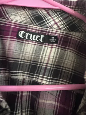 Cruel size m purple plaid Size M thumbnail 2
