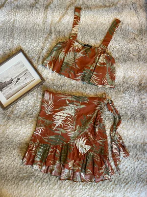 Zara Skirt/Top Ruffle Set thumbnail 1