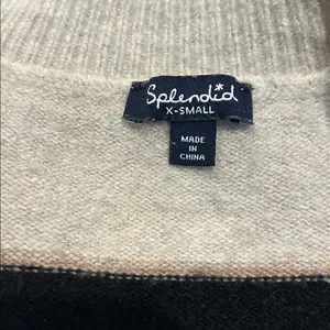 3/$15 SPLENDID striped v-neck sweater thumbnail 6