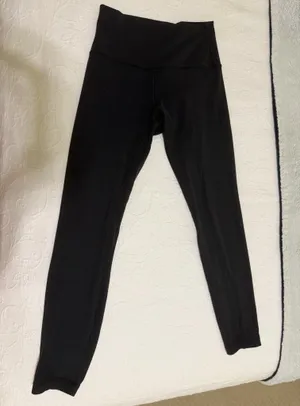 Black Lululemon Cropped Leggings thumbnail 1