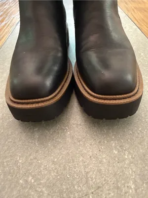 Sam Edelman Laguna Waterproof Lug Sole Chelsea Boot Black Leather Size 8 NWOB thumbnail 6