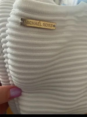 Michael by Michael Kors ribbed v neck sweater dress thumbnail 2