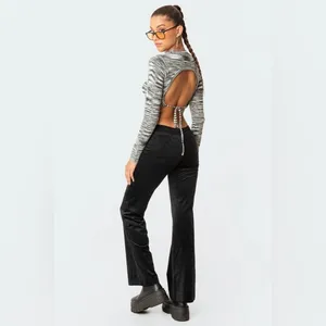 Edikted Medina Open-Back Sweater thumbnail 2