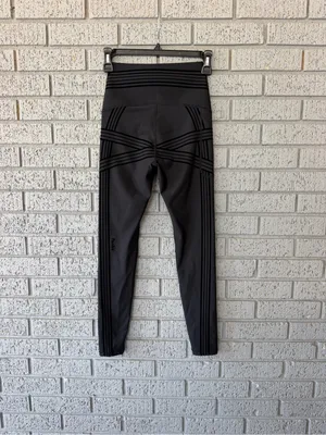Fanka Body Sculpt Resistance Leggings Black High Rise Size Small thumbnail 7