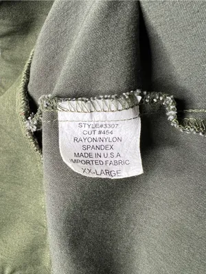 Style Rite Inc. XXLarge Green Stretch All Over Cropped Dress Pants thumbnail 3