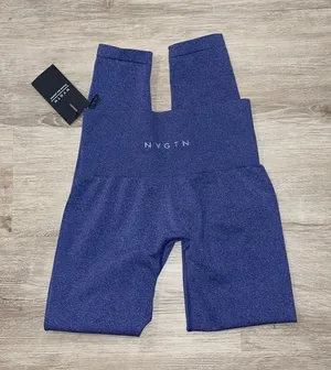 NVGTN Seamless Leggings Solid Blue Midnight size Xs nwt thumbnail 1