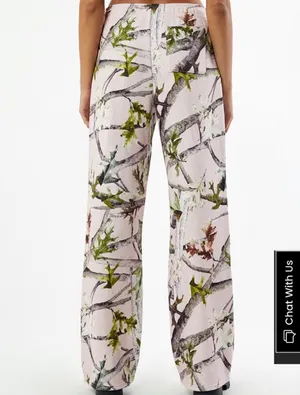 PacSun pink camo wide leg sweatpants thumbnail 2