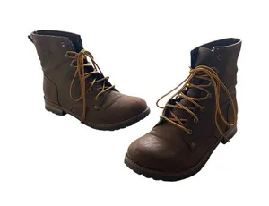 Rock & Candy Delanie Combat Boots Brown Size 8.5 Festival Casual Minimalist Cute thumbnail 1