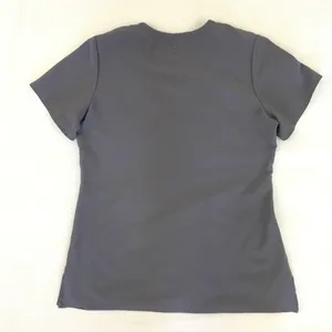 Med Couture Gold Gray Scrub Top M thumbnail 2