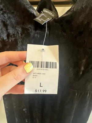 Forever 21 Black Velvet Dress thumbnail 4