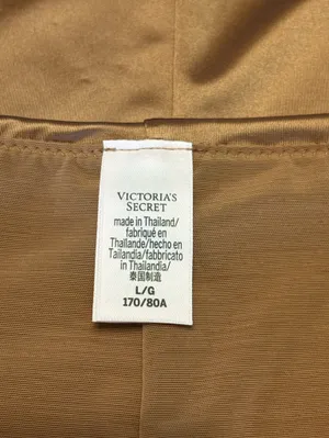 Victoria's Secret Satin Midi Skirt in Camel Brown size Large minimalist thumbnail 3