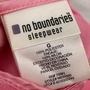 Y2K No Boundaries Babydoll Pink Satin Lace Trim Camisole Slip Dress Size ‎ L thumbnail 3