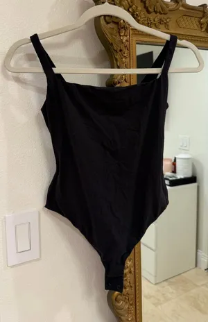 SKIMS Black Bodysuit Sculpt Seamless Thong M thumbnail 1
